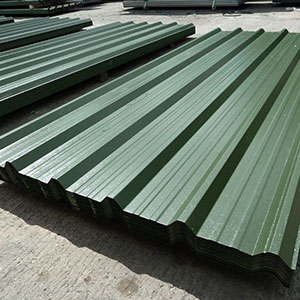 Colour coated roofing sheet