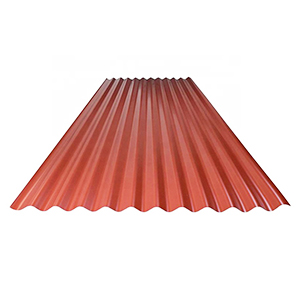 Colour coated roofing sheet