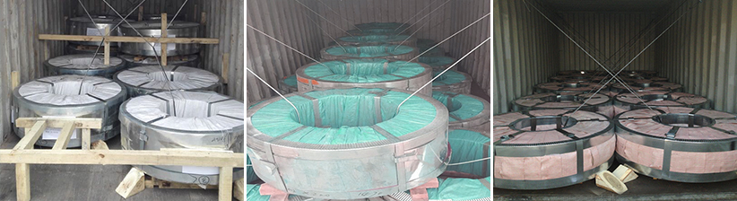 Hot Dipped Galvanized Steel Strip Coil Shipping