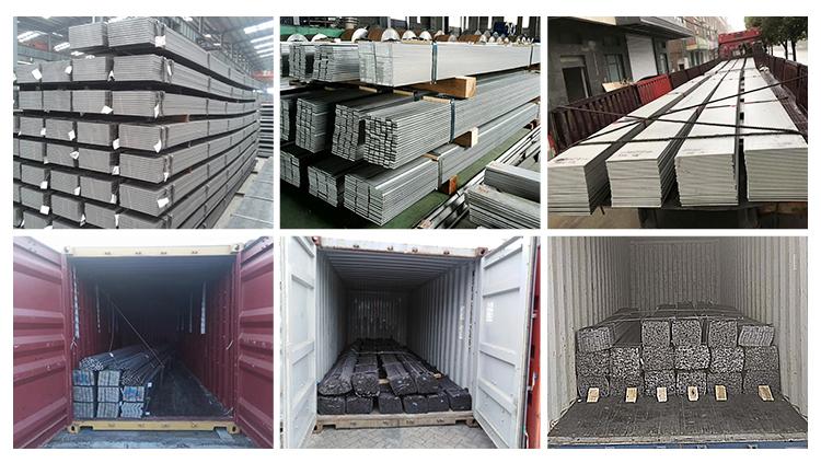 Flat steel bar shipping