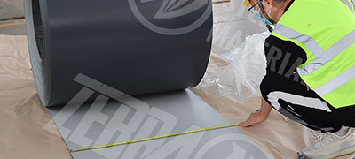 PPGI Steel Width Test