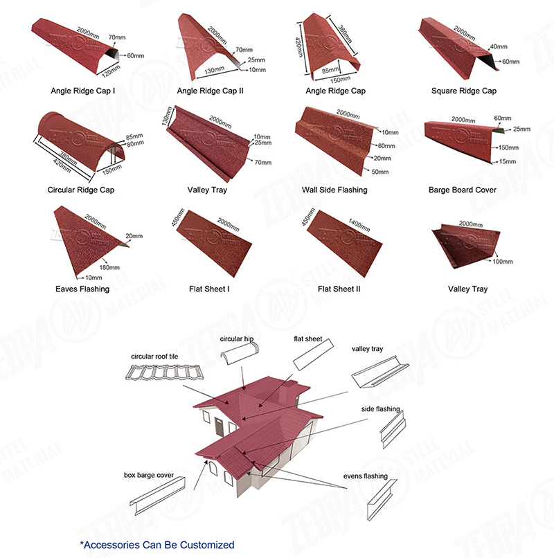 Stone Coated Roofing Tile,Stone Coated Roofing Sheet,Metal Roofing Tile,Roofing Tile,Stone Coated Roofing